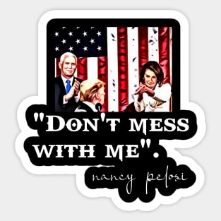 nancy pelosi clapping Sticker